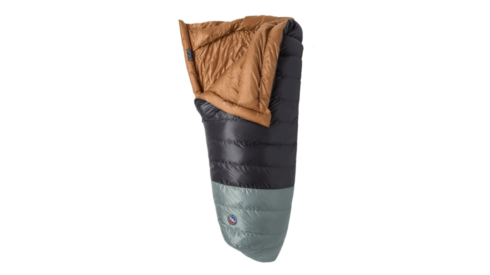Big Agnes King Solomon 20 Sleeping Bag, Asphalt/Chinois Green, Double Wide, BKSDW2025