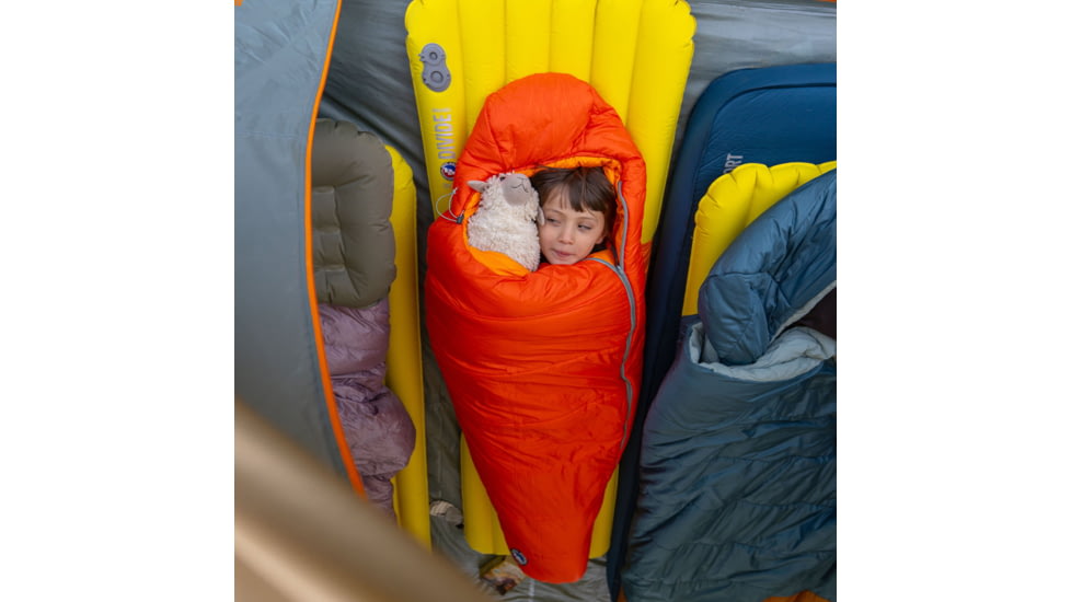 Big Agnes Little Red 20 Sleeping Bag, Cherry Tomato/Tangelo, BYLRL25