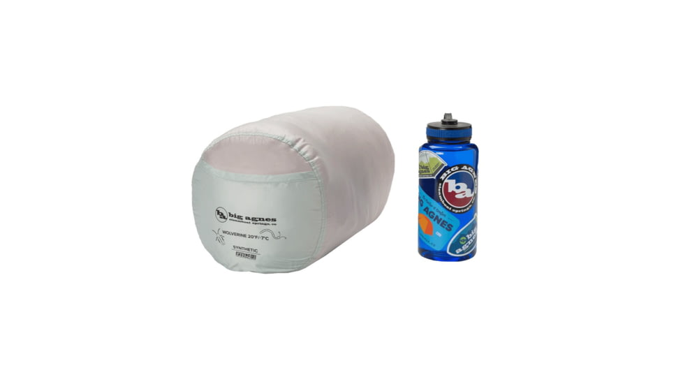 Big Agnes Wolverine 20 Sleeping Bag, Cherry Tomato/Tangelo, BYWL25