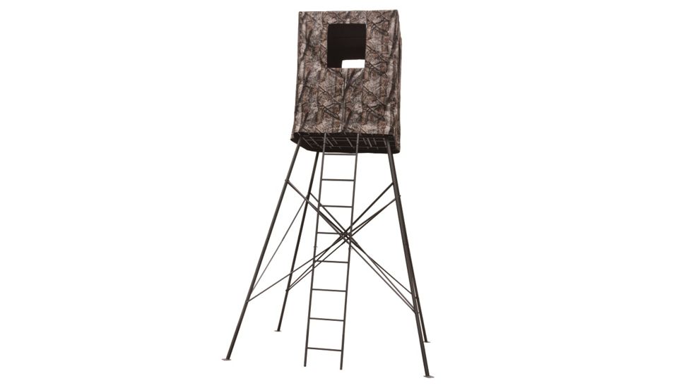 Big Dog Hunting Guard Tower w/dual swival seats, 14ft, Camo, BDT-514