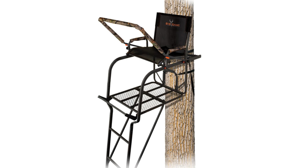 Big Game Treestands Hunter HD 1.5 Ladder Stand, Black, LS0550