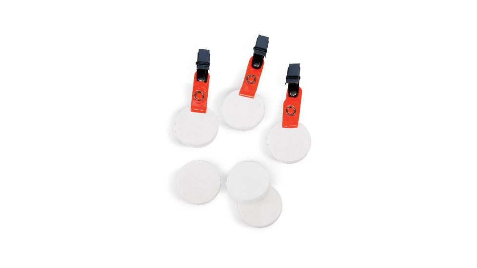 Big Game Treestands Clip-On Scent Discs, includes Storage Bag, Orange/White SW130