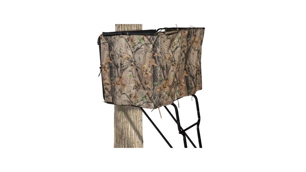 Muddy Deluxe Universal Blind Kit, includes 2-piece reusable plastic snap fasteners, Carry Bag, Camo CA100