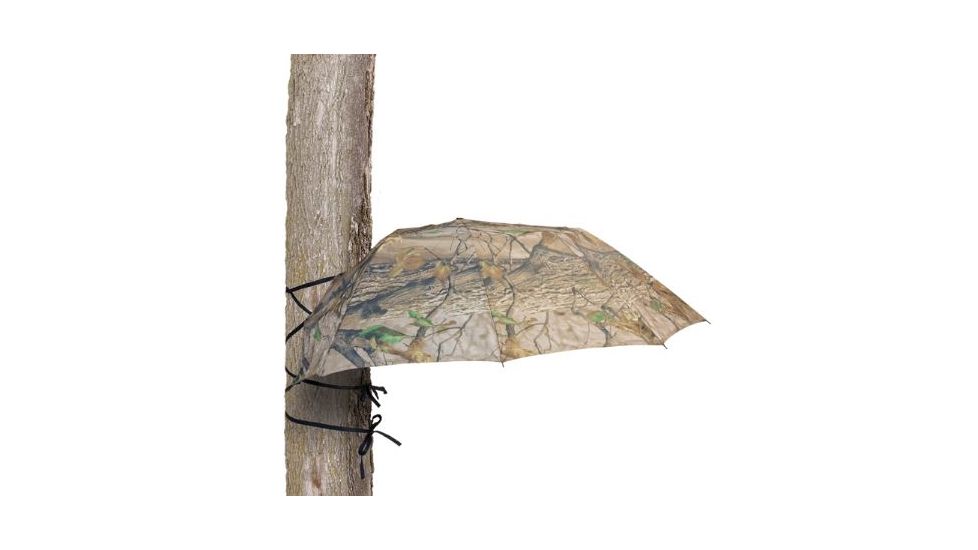 Big Game Treestands Xl Pop-Up Umbrella, includes 6-Tie-Down Strings with Snaps in Three Sizes - 37in, 45in&amp;50in, Carry Case, Camo CR5056