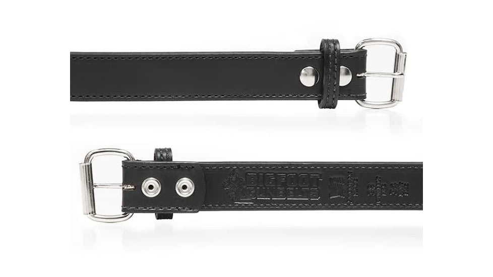 Bigfoot Gun Belts Gun Belt 14oz - 34 Inch - Black - Stainless Steel - GB14-34-BL-SS