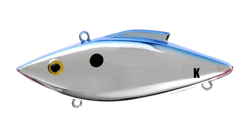 Bill Lewis Knock-N-Trap Hard Bait, Chrome Blue Back, 1/2 oz, BLF-KRT25B