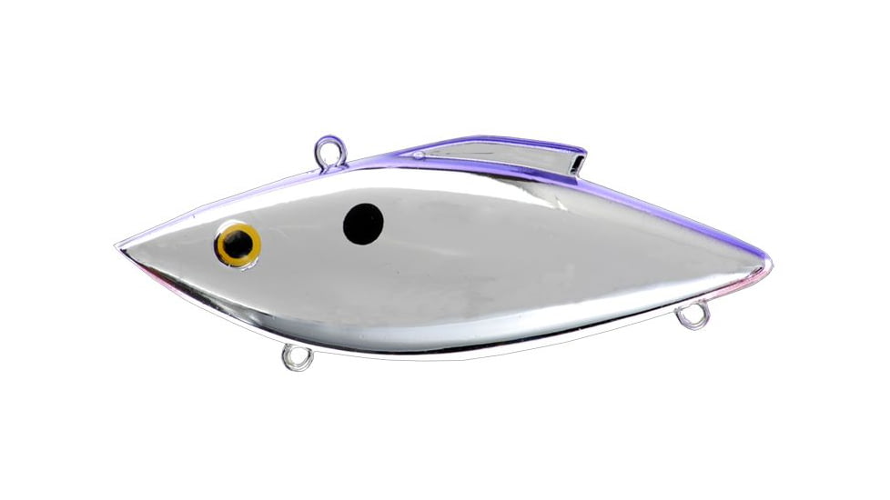 Bill Lewis Rat-L-Trap Hard Bait, Chrome Purple Back, 1/2 oz, BLF-RT25P
