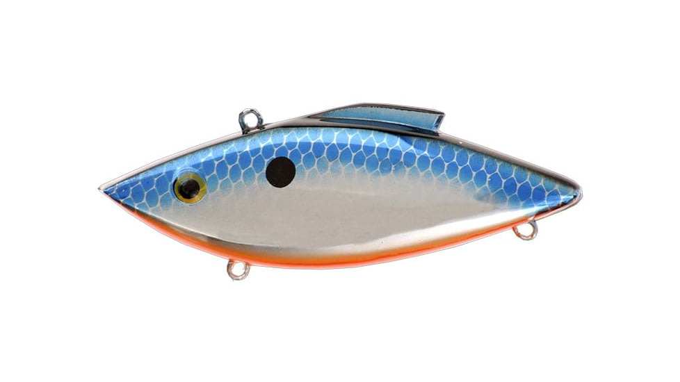 Bill Lewis Mag-Trap Hard Bait, Chrome Shad, 3/4 oz, BLF-MGSY1