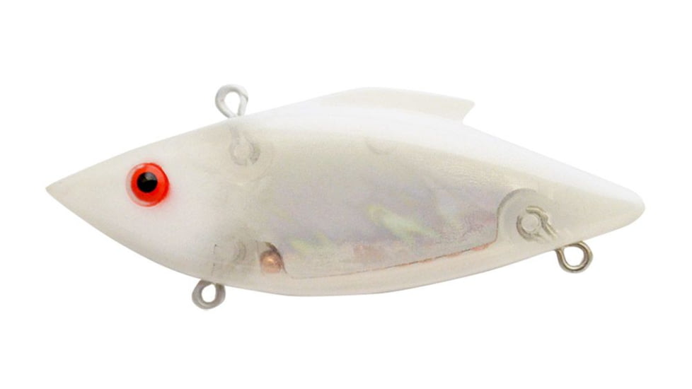 Bill Lewis Rat-L-Trap Hard Bait, white Glass, 1/2 oz, BLF-RT566