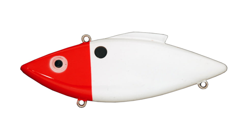 Bill Lewis Rat-L-Trap Hard Bait, white Redhead - Saltwater, 1/2 oz, BLF-RT97S
