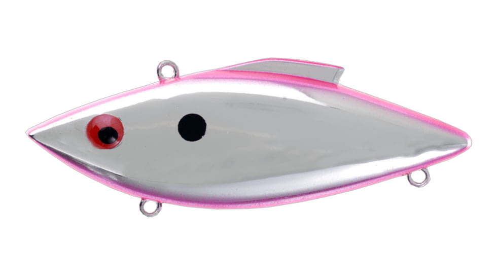 Bill Lewis Mag-Trap Hard Bait, Pink Chrome - Saltwater, 3/4 oz, BLF-MG142S