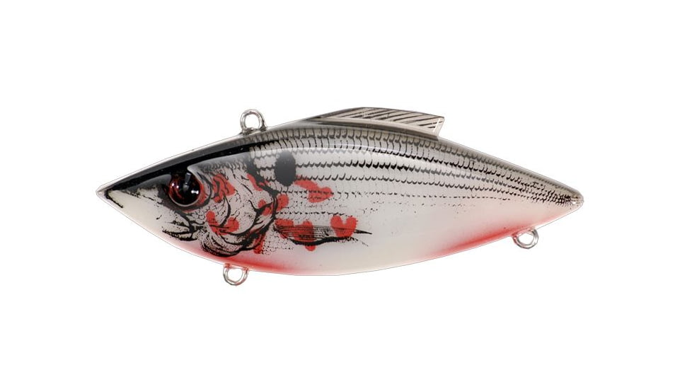 Bill Lewis Tiny-Trap Hard Bait, white Bleeding Shad, 1/8 oz, BLF-TT376