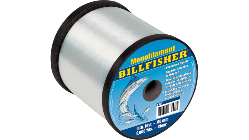 Billfisher Bulk Mono 1lb Spool 150lb 325yd Clear, SS1C-150