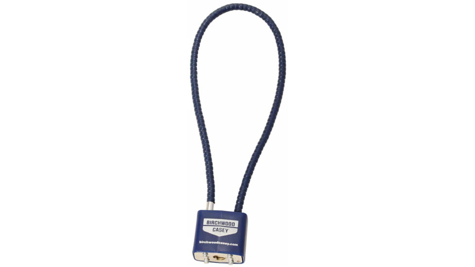 Birchwood Casey SafeLock Cable Lock, Blue, BC-04803