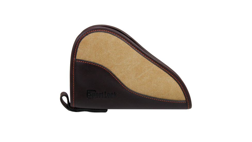 Birchwood Casey SportLock Leather And Canvas Handgun Case 8 Inch, BC-06483