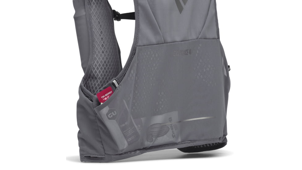 Black Diamond Distance 4 Hydration Vest, Carbon, Large, BD6800300003LRG1