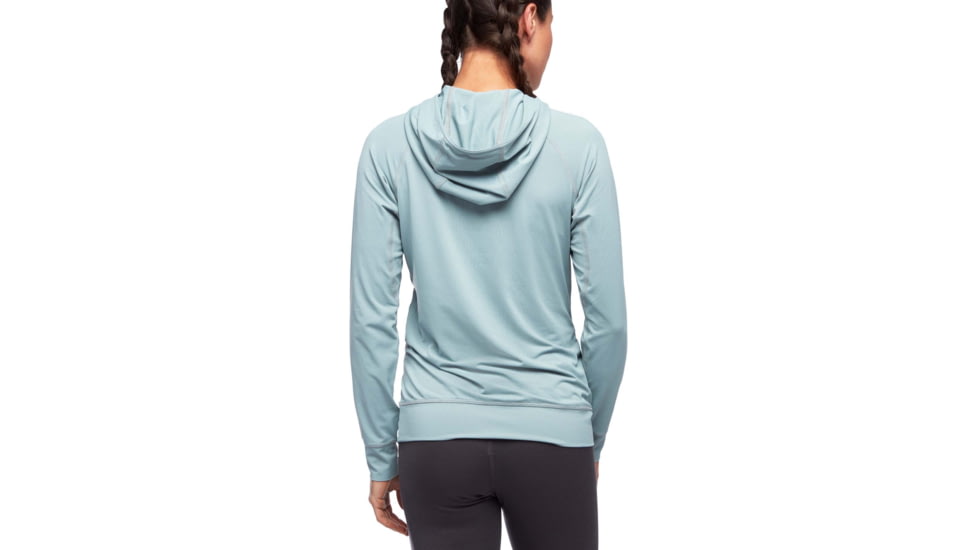 Black Diamond Alpenglow Hoody - Womens, Blue Ash, Large, AP7520804006LRG1