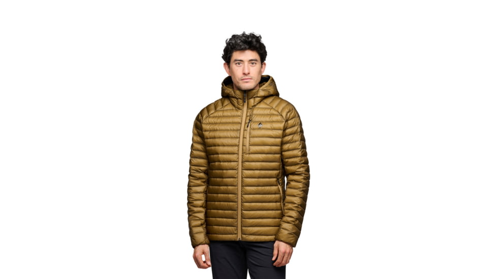 Black Diamond Approach Down Hoody - Men's, Flax, Large, AP7440922021LRG1
