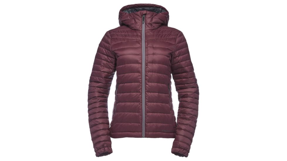 Black Diamond Aspect Wool Hoodie - Womens, Plum, Medium, AP7460415002MED1