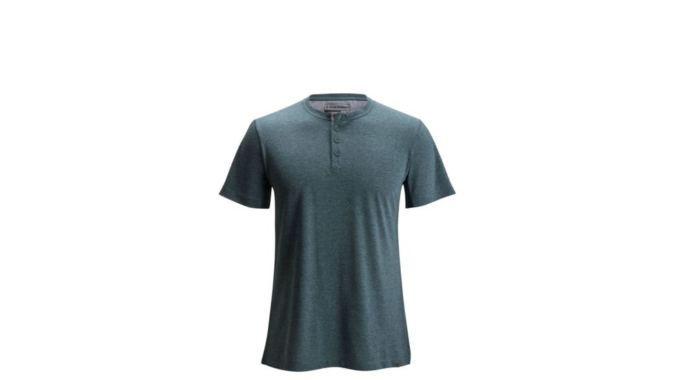 Black Diamond Attitude Tee - Men's, Adriatic, Large APJ9UI455LRG1