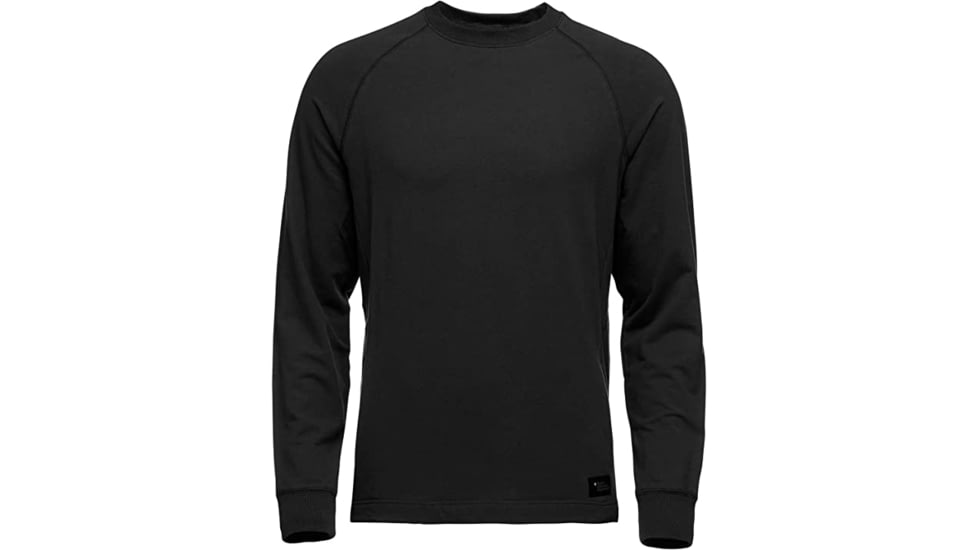 Black Diamond Basis Crew Sweater - Mens, Black, Small, AP7523200002SML1