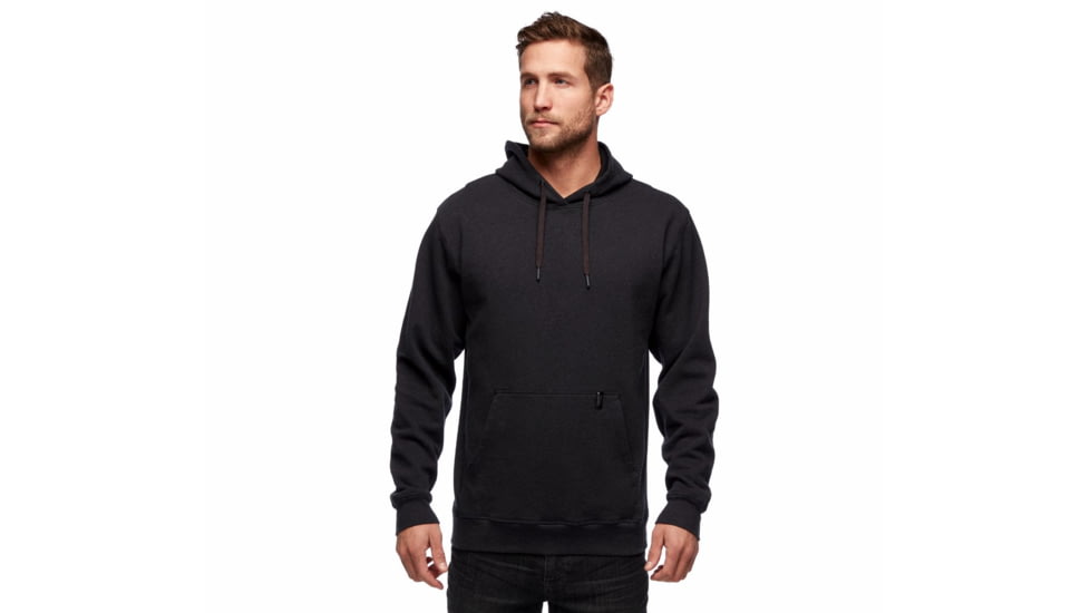 Black Diamond Basis Pullover Hoody - Mens, Black Heather, Medium, AP7522820062MED1