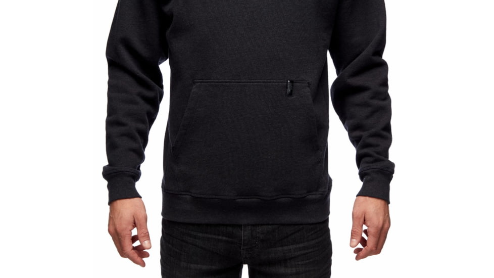 Black Diamond Basis Pullover Hoody - Mens, Black Heather, Medium, AP7522820062MED1