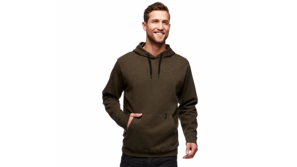 Black Diamond Basis Pullover Hoody - Mens, Cypress Heather, Large, AP7522823031LRG1