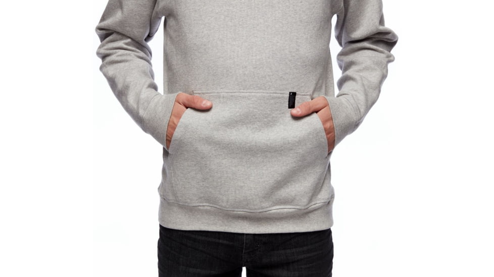 Black Diamond Basis Pullover Hoody - Mens, Nickel Heather, Small, AP7522821014SML1