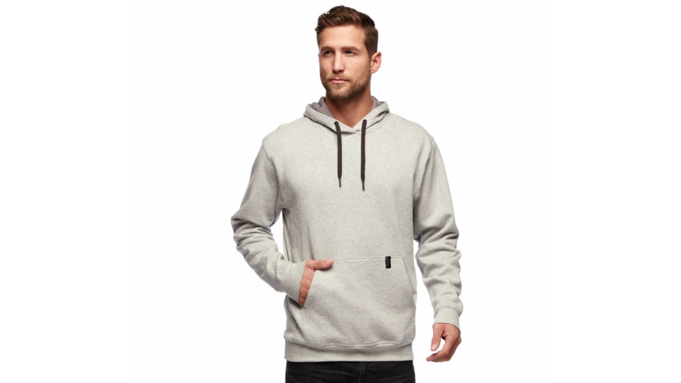 Black Diamond Basis Pullover Hoody - Mens, Nickel Heather, Small, AP7522821014SML1