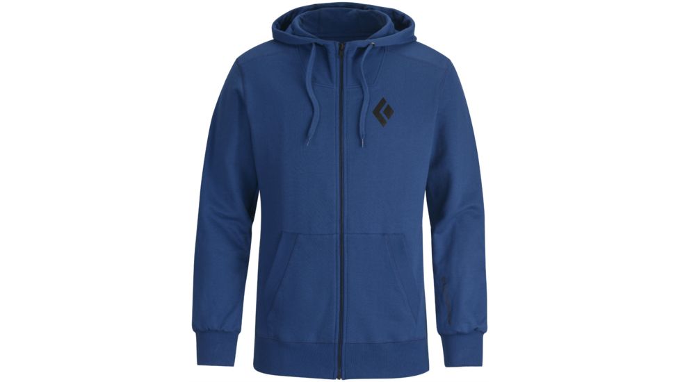 Black Diamond BD Full Zip Logo Hoody - Mens-Denim-Large