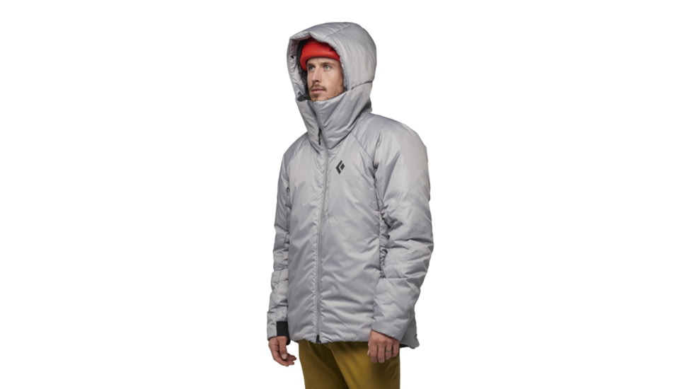 Black Diamond Belay Parka - Mens, Pewter, Large, AP7440051016LRG1
