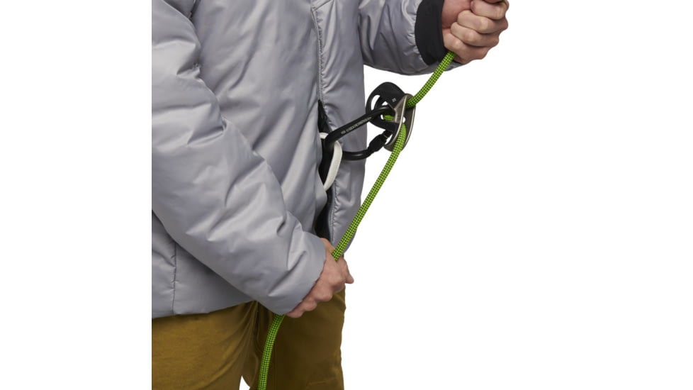 Black Diamond Belay Parka - Mens, Pewter, Large, AP7440051016LRG1