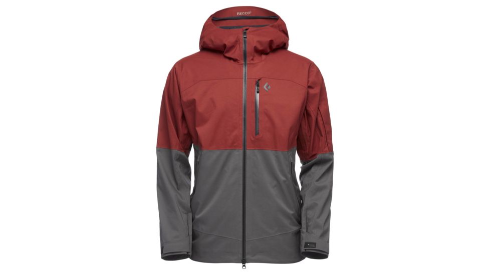 Black Diamond Boundary Line MAPP Insulated Jacket - Mens, Red Oxide-Anthracite, Small, AP7461809120SML1