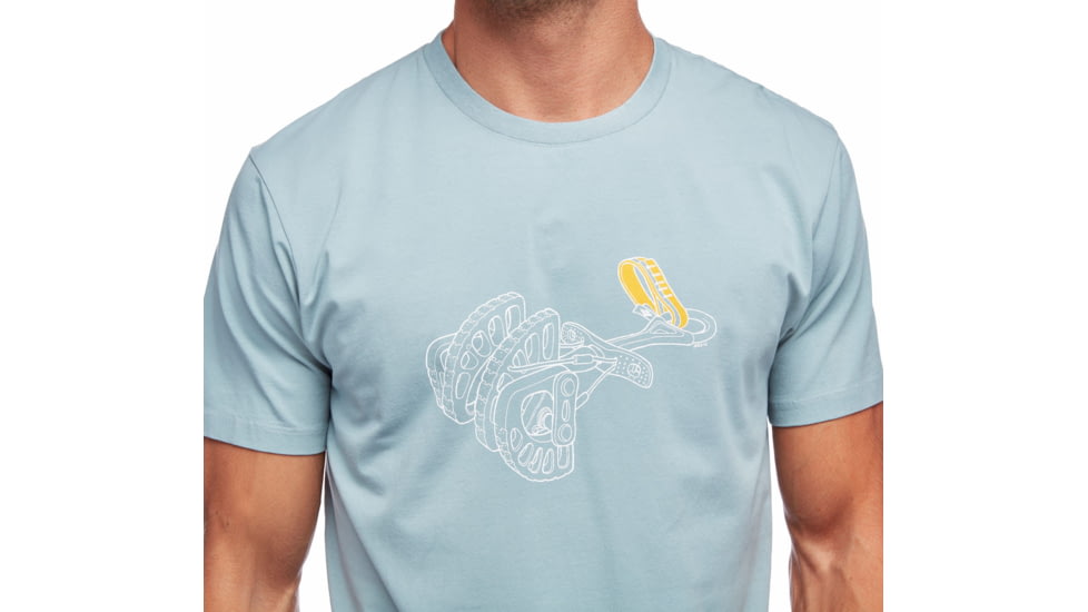 Black Diamond Cam Tee - Mens, Blue Ash, Small, AP7300384006SML1