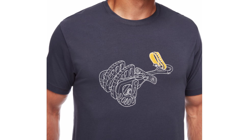 Black Diamond Cam Tee - Mens, Carbon, Extra Small, AP7300380003XSM1