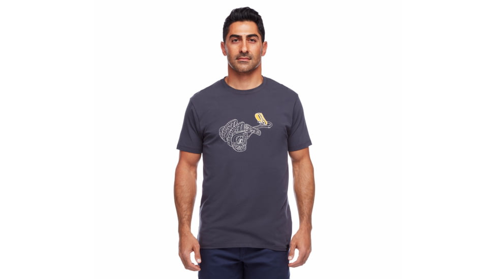 Black Diamond Cam Tee - Mens, Carbon, Extra Small, AP7300380003XSM1