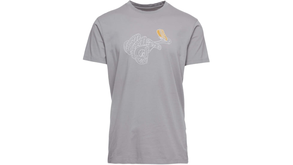 Black Diamond Cam Tee - Mens, Pewter, Extra Large, AP7300381016XLG1