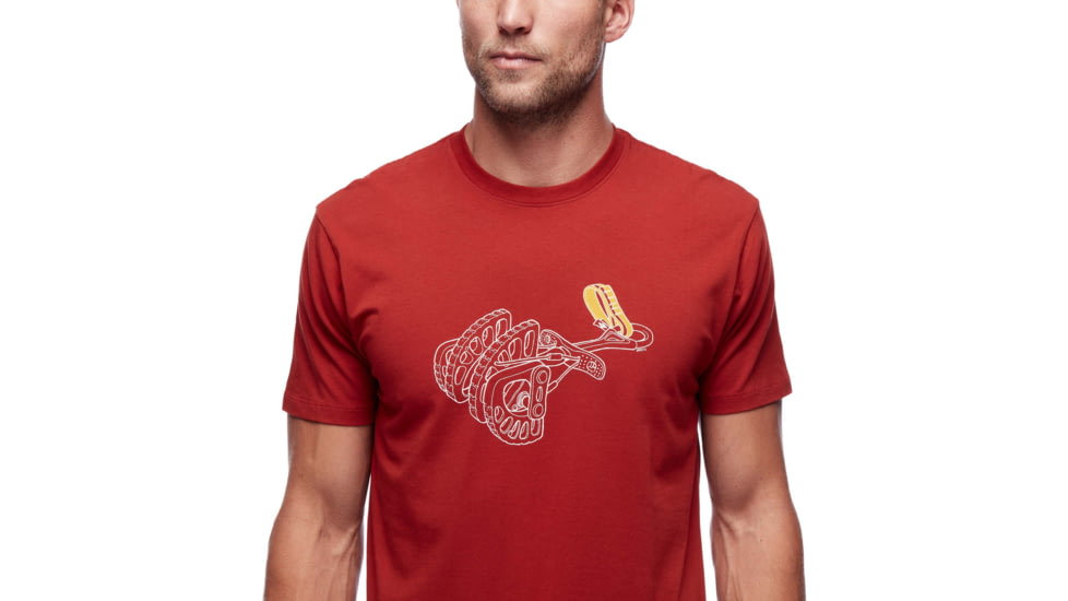 Black Diamond Cam Tee - Mens, Red Rock, Medium, AP7300386019MED1