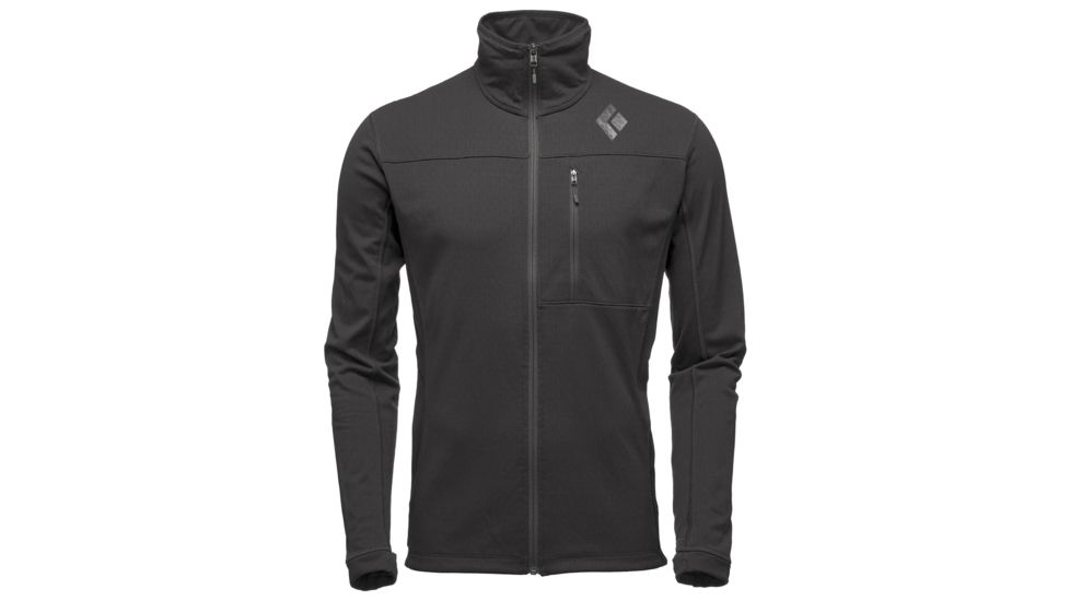 Black Diamond Coefficient Mens Jacket Midlayers, Black, Extra Large, APYM90015XLG1