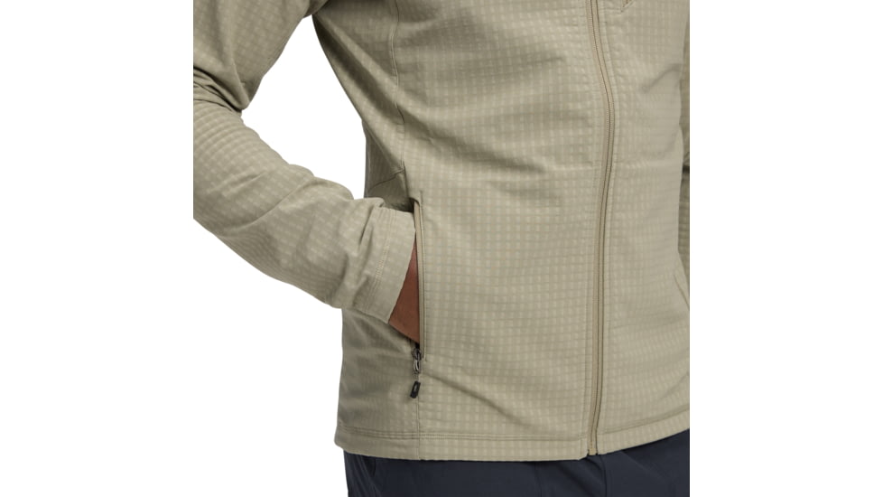 Black Diamond Coefficient Storm Full Zip Hoody - Mens, Pine Smoke, Extra Large, AP7440183060XLG1