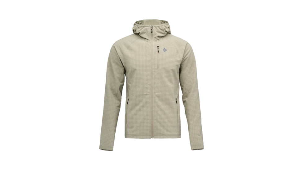 Black Diamond Coefficient Storm Full Zip Hoody - Mens, Pine Smoke, Extra Large, AP7440183060XLG1