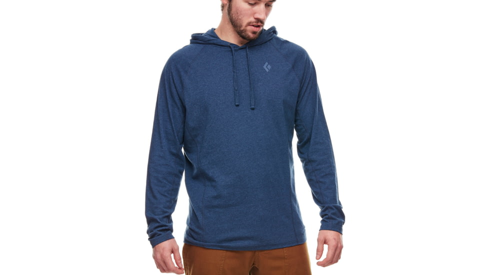 Black Diamond Crag Mens Hoodies, Blue Steel, Small, APCR54433SML1
