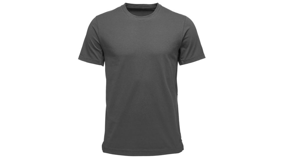 Black Diamond Crag Mens Short Sleeve Tee Shirt, Slate, Extra Large, APZ0Q6020XLG1