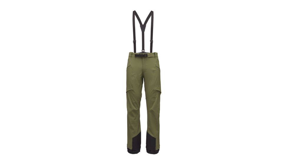 Black Diamond Dawn Patrol Mens Soft Shell Pants, Burnt Olive, Large, APR8AB330LRE1