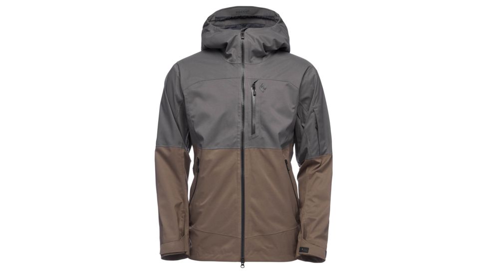Black Diamond Deploy Wind Shell - Mens, Anthracite-Walnut, Small, AP7461809043SML1
