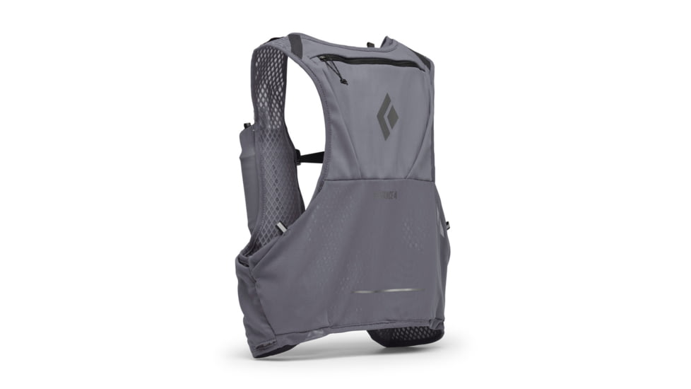 Black Diamond Distance 4 Hydration Vest Backpack, Carbon, Medium, BD6800300003MED1