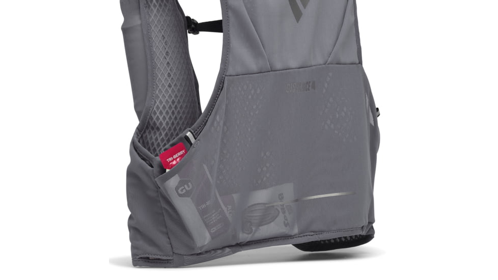 Black Diamond Distance 4 Hydration Vest Backpack, Carbon, Medium, BD6800300003MED1