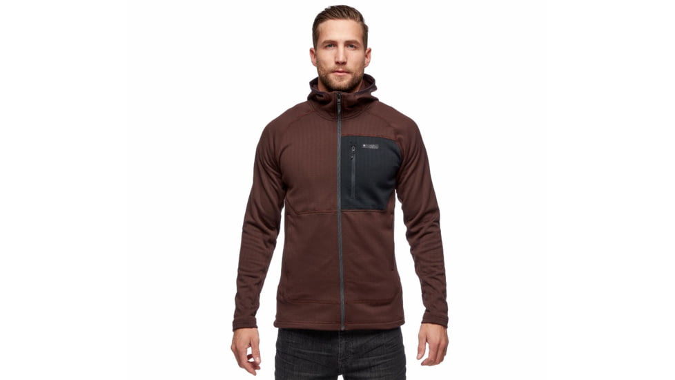 Black Diamond Factor Hoody - Mens, Port/Black, Small, AP7440409174SML1
