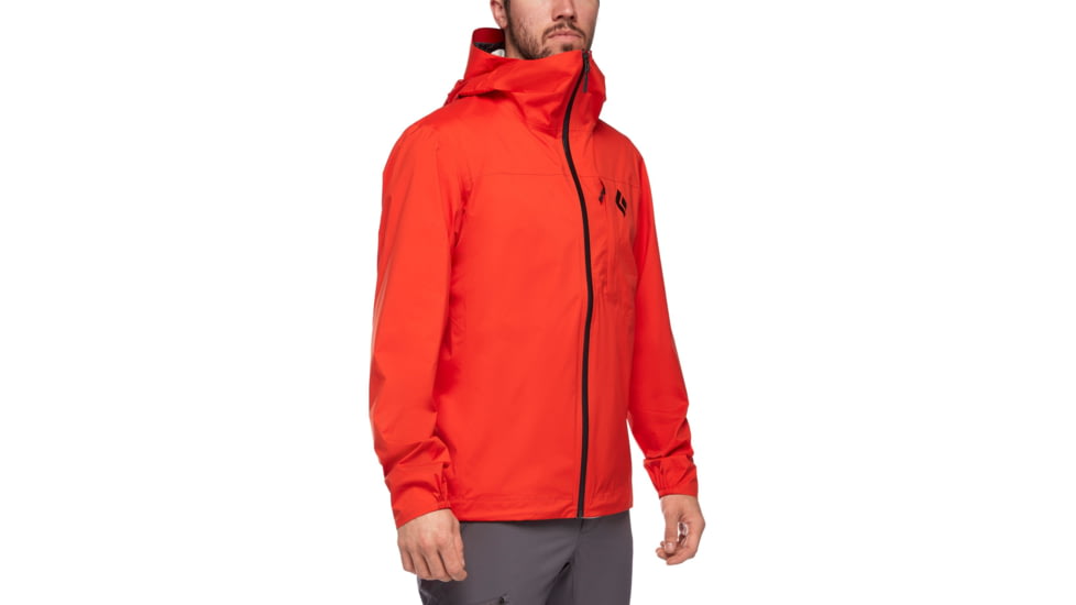 Black Diamond Fineline Stretch Rain Shell - Mens, Octane, Small, APH3JN8001SML1